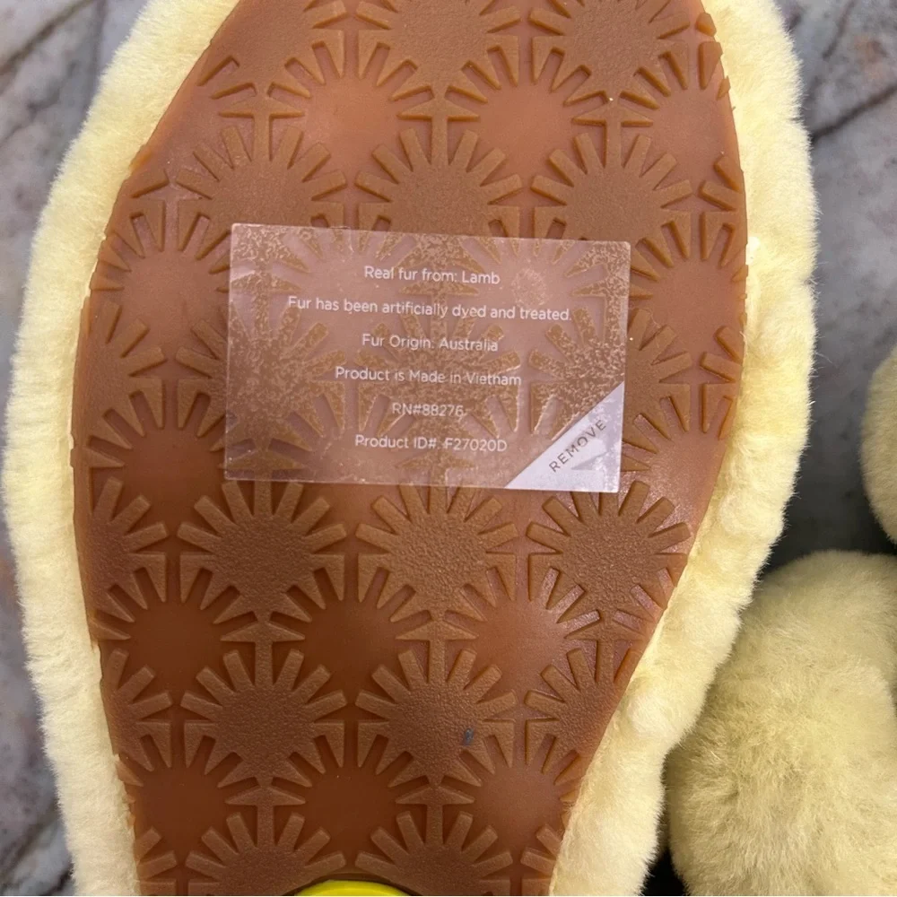 NWT UGG Women's Oh Yeah Slide Fur Slipper - Picture 6 of 6